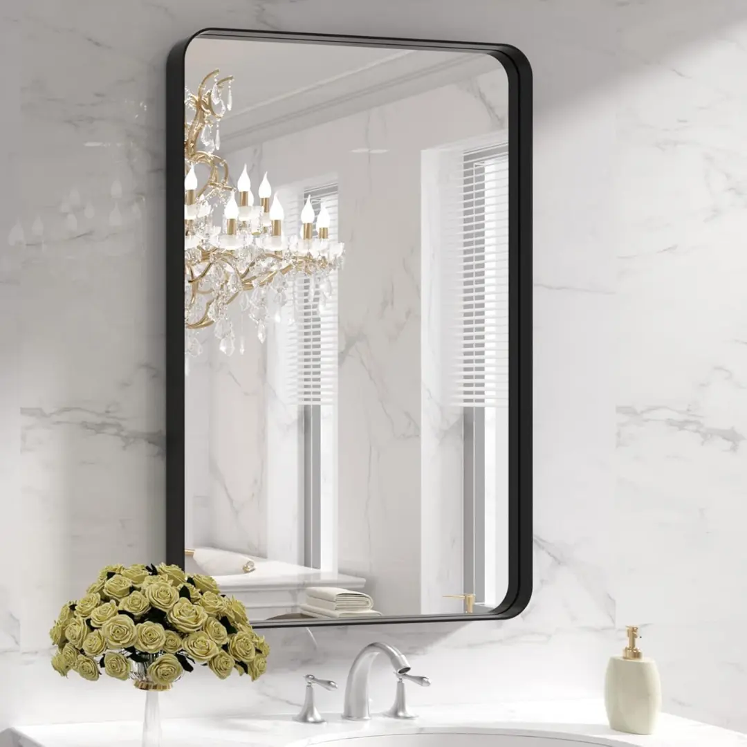 LOAAO Rectangle Farmhouse Mirror