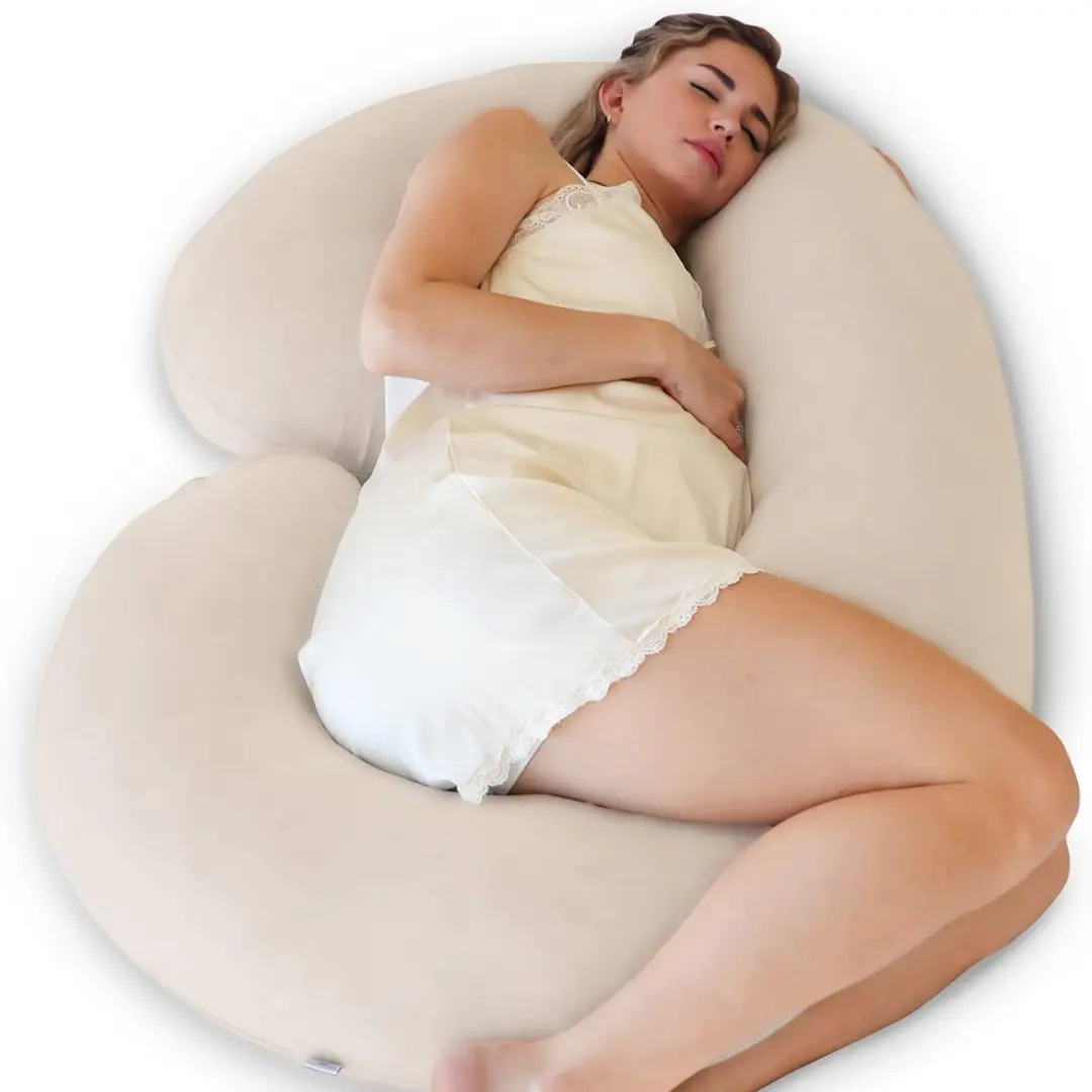 PharMeDoc C-Shape Pregnancy Pillow