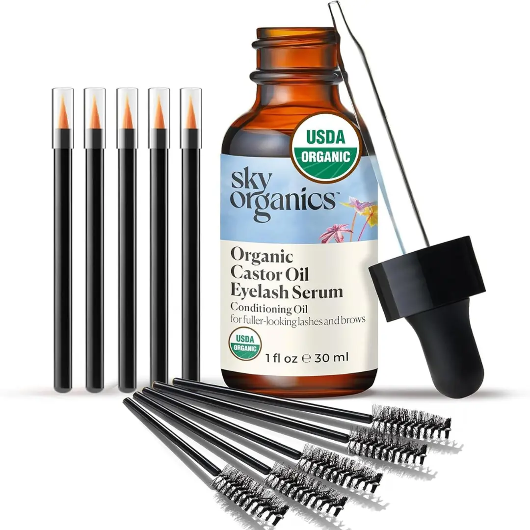 Sky Organics Castor Oil with Eyelash Kit