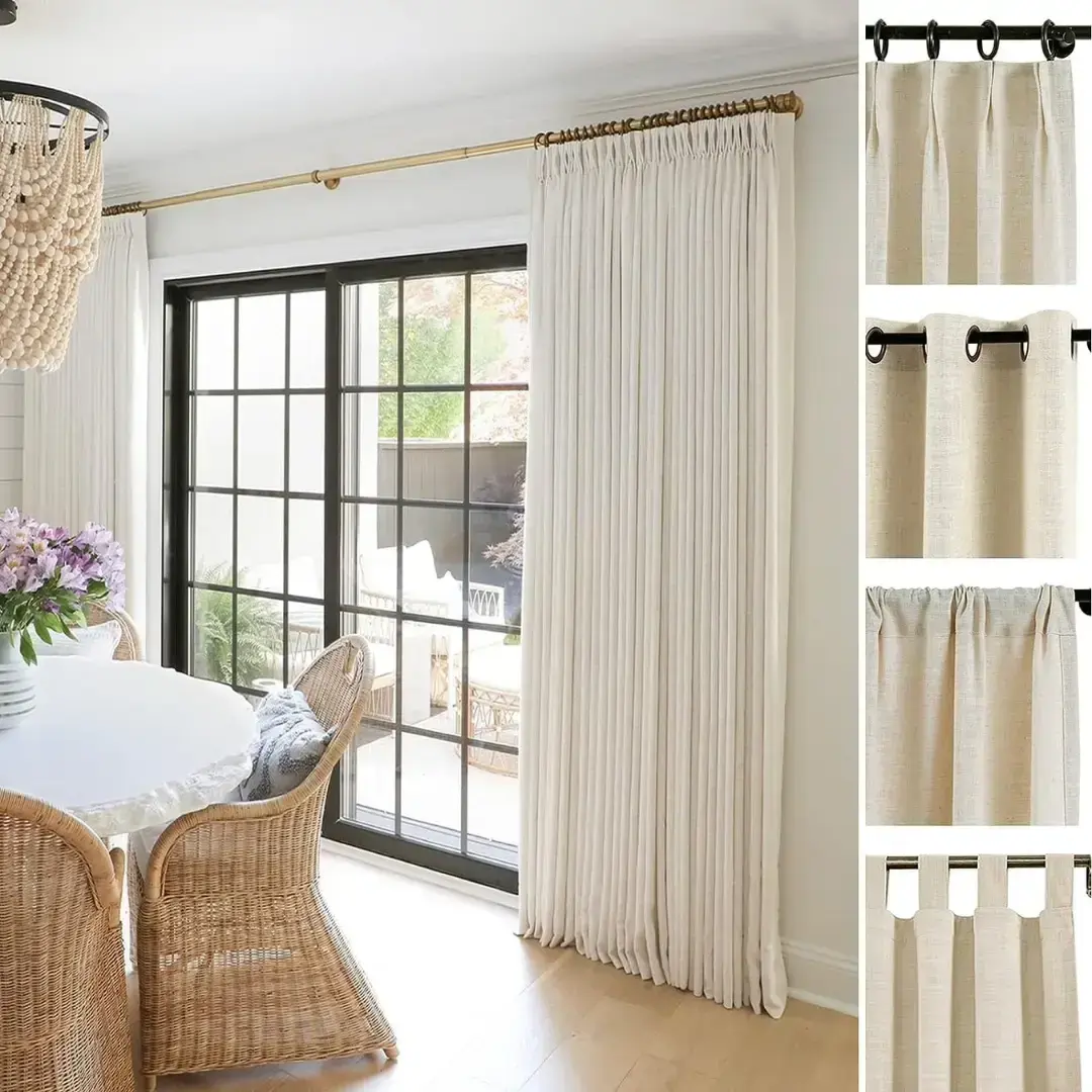 Two Pages Liz Linen Curtains